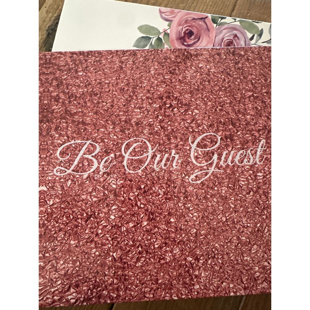 Be Our Guest Guest Sign in Book, New in box - Picture 2 of 3